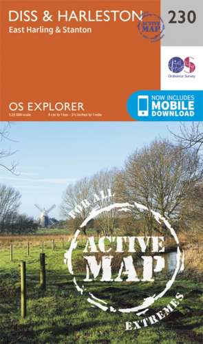 Diss & Harleston de Ordnance Survey