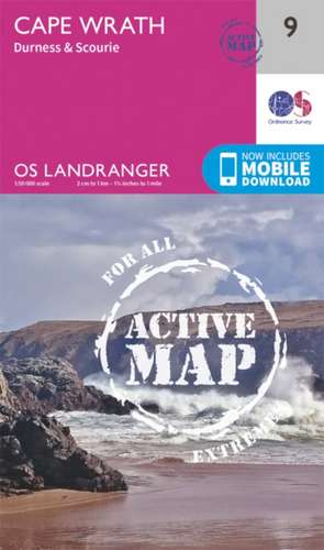 Cape Wrath, Durness & Scourie de Ordnance Survey