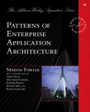 Patterns of Enterprise Application Architecture Application