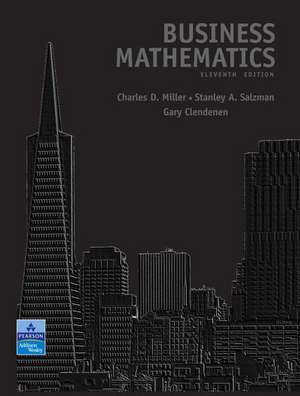 Business Mathematics: United States Edition de Charles D. Miller