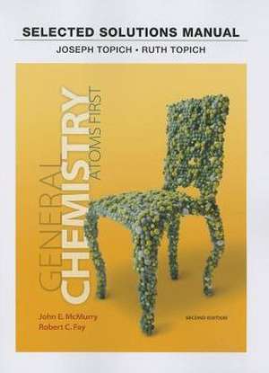 Student Solutions Manual for G de John Mcmurry
