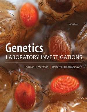 Genetics Laboratory Investigations de Thomas L. Mertens