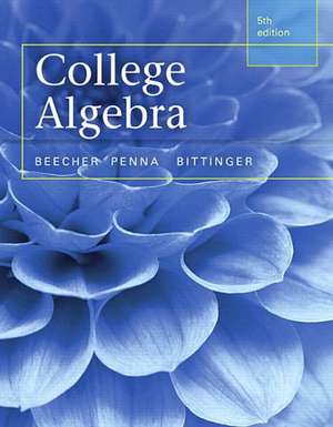 College Algebra de Judith A. Beecher