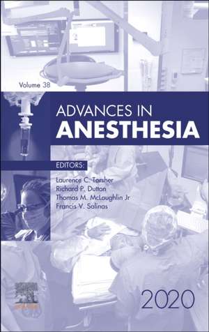 Advances in Anesthesia, 2020 de Thomas M. McLoughlin