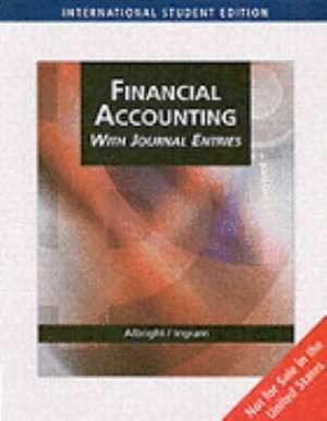 Financial Accounting with Journal Entries de THOMAS ALBRIGHT