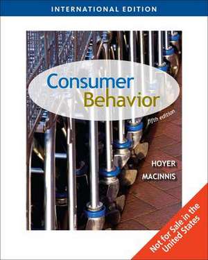 Consumer Behavior de Wayne D. Hoyer
