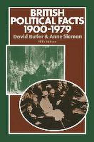 British Political Facts 1900–1979 de David Butler