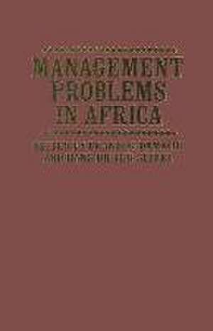 Management Problems in Africa de Ukandi Godwin Damachi