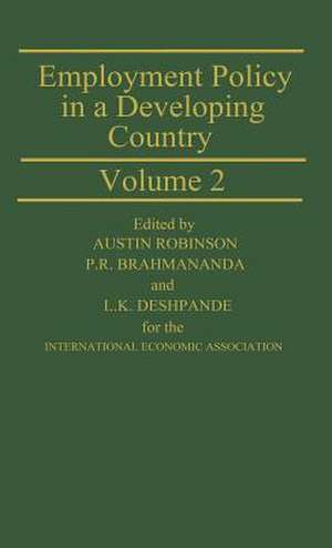 Employment Policy in a Developing Country de Austin Robinson