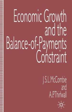 Economic Growth and the Balance-of-Payments Constraint de John McCombie