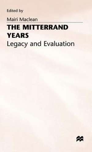 Mitterand Years de Maclean