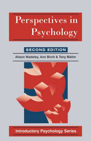 Perspectives in Psychology de Ann Birch