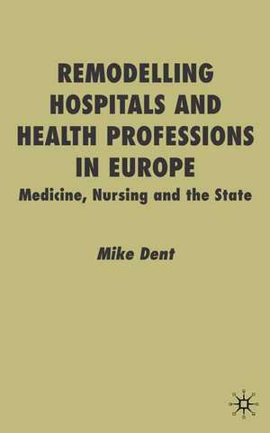 Remodelling Hospitals and Health Professions in Europe: Medicine, Nursing and the State de M. Dent