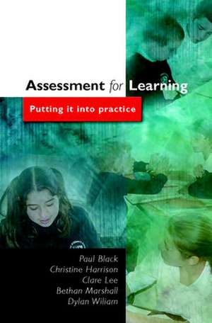 Assessment for Learning de Paul Black