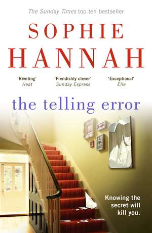 The Telling Error de Sophie Hannah