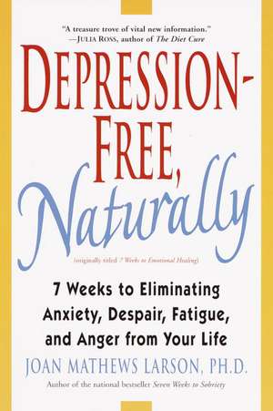 Depression-Free, Naturally de Joan Mathews Larson