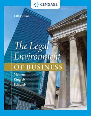 The Legal Environment of Business de Roger E. Meiners