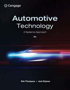 Tech Manual for Thompson/Erjavec's Automotive Technology: A Systems Approach de Rob Thompson