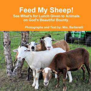 Feed My Sheep! See What's for Lunch Given to Animals on God's Beautiful Bounty de Barberelli