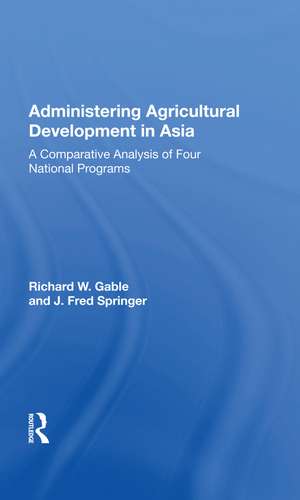 Administering Agricultur de Richard Gable