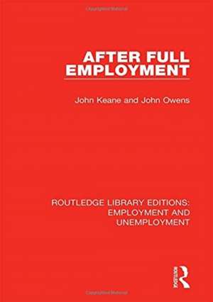 After Full Employment de John Keane