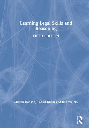 Learning Legal Skills and Reasoning de Sharon Hanson