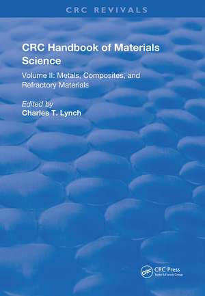 Handbook of Materials Science: Nonmetallic Materials & Applications de Charles T. Lynch