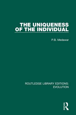 The Uniqueness of the Individual de P.B. Medawar