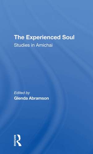 The Experienced Soul: Studies In Amichai de Glenda Abramson