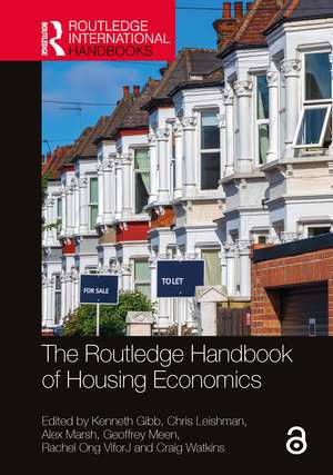 The Routledge Handbook of Housing Economics de Kenneth Gibb