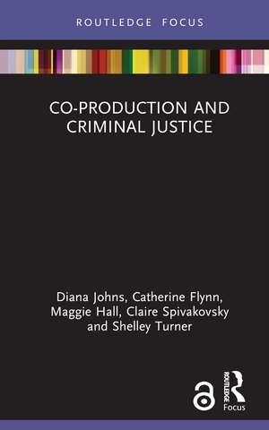 Co-production and Criminal Justice de Diana Johns