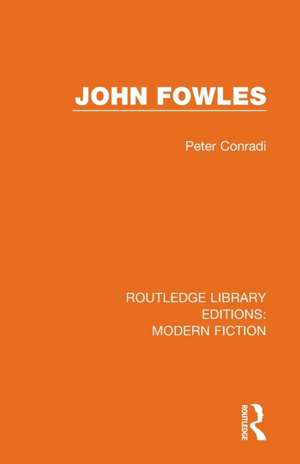 John Fowles de Peter Conradi