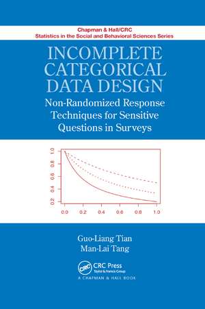 Incomplete Categorical Data Design: Non-Randomized Response Techniques for Sensitive Questions in Surveys de Guo-Liang Tian