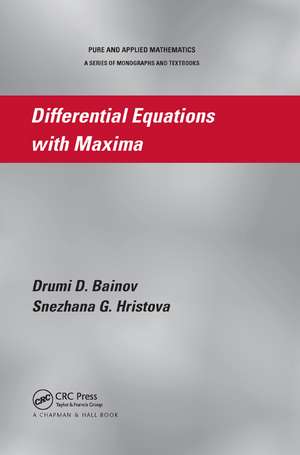 Differential Equations with Maxima de Drumi D. Bainov