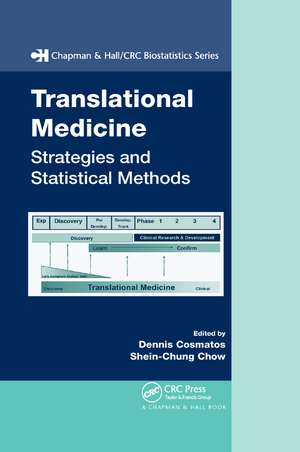 Translational Medicine: Strategies and Statistical Methods de Dennis Cosmatos