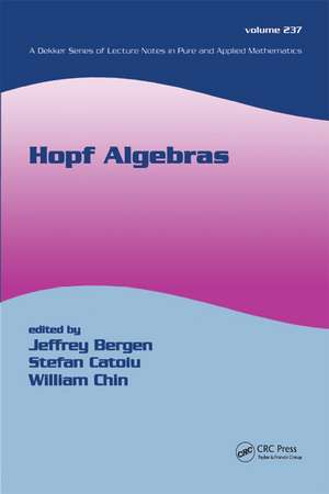 Hopf Algebras de Jeffrey Bergen