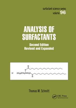 Analysis of Surfactants de Thomas M. Schmitt