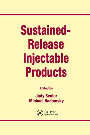 Sustained-Release Injectable Products de Judy Senior