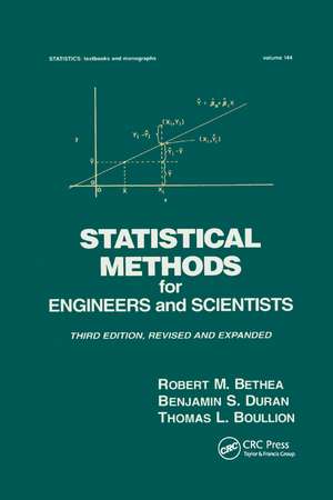 Statistical Methods for Engineers and Scientists de Robert M. Bethea