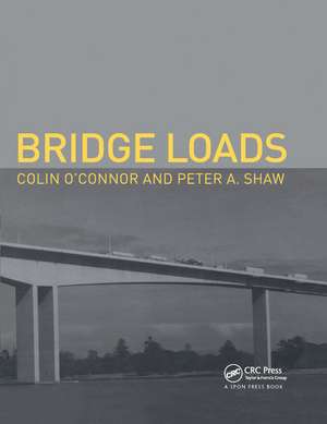 Bridge Loads: An International Perspective de Colin O'Connor