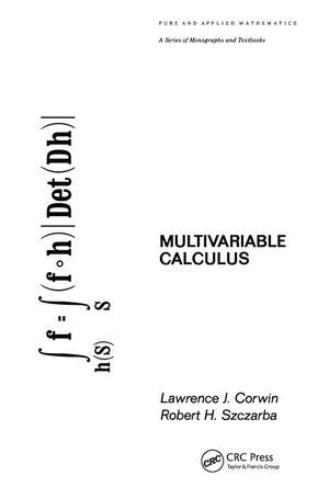 Multivariable Calculus de L. Corwin