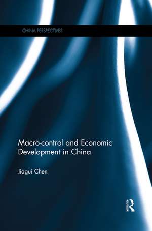 Macro-control and Economic Development in China de Jiagui Chen