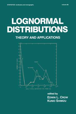 Lognormal Distributions: Theory and Applications de Edwin L. Crow