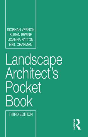 Landscape Architect's Pocket Book de Siobhan Vernon