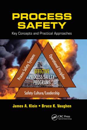 Process Safety: Key Concepts and Practical Approaches de James A. Klein