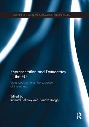 Representation and Democracy in the EU: Does one come at the expense of the other? de Richard Bellamy