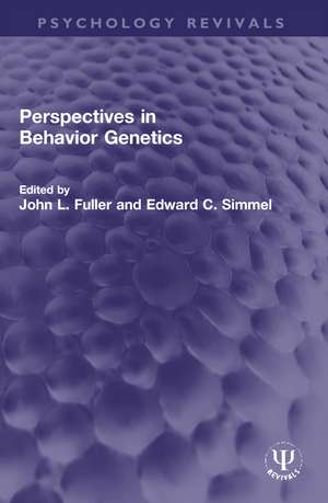 Perspectives in Behavior Genetics de John L. Fuller