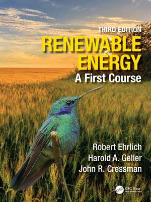 Renewable Energy: A First Course de Robert Ehrlich