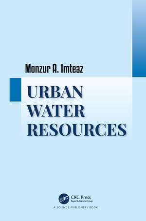 Urban Water Resources de Monzur Alam Imteaz