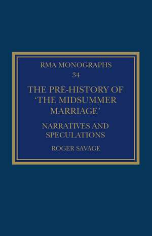 The Pre-history of ‘The Midsummer Marriage’: Narratives and Speculations de Roger Savage